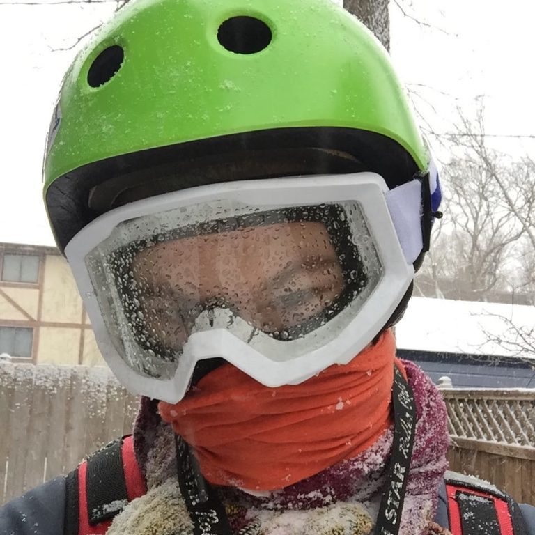 Day 7 of Loving Winter 2020: Selfies – Grease Rag Ride & Wrench